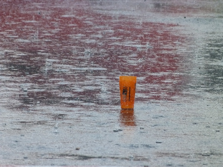 Jour de pluie pour la répétition